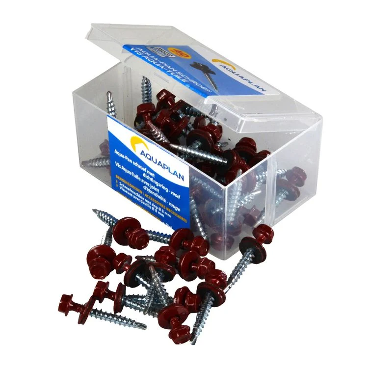 Aqua-Pan Schroef 40 stuks Rood