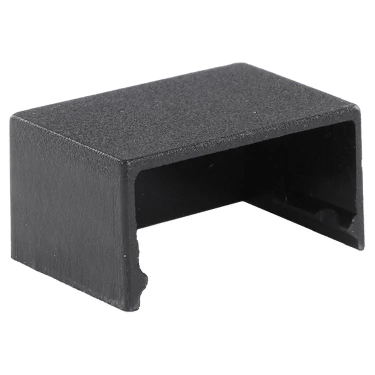 Dotara eindkap zwart 20x10mm