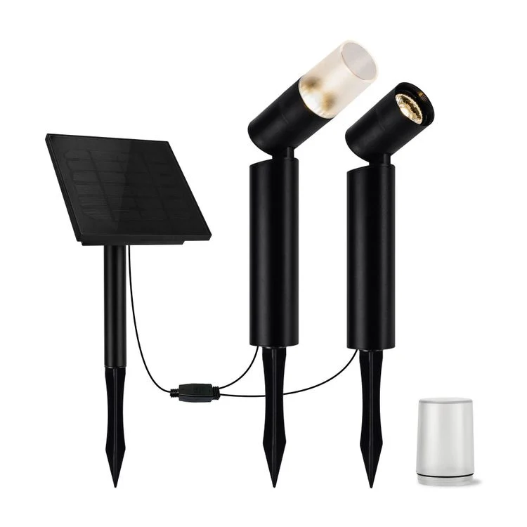 Brendz grondspot Vigo LED solar verlichting zwart