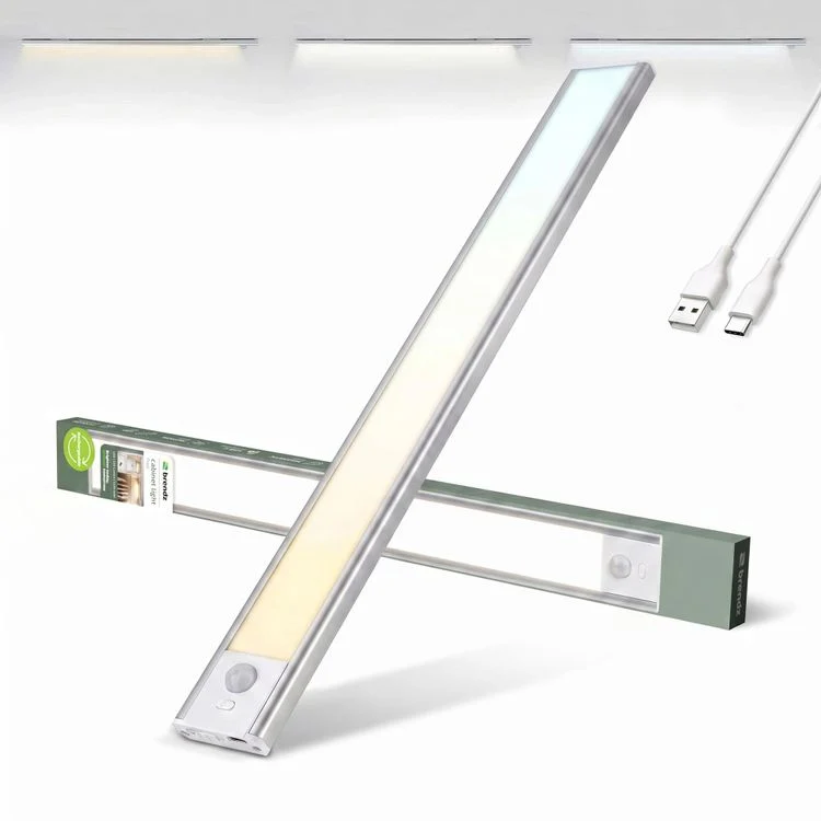 Brendz LED kastverlichting Puyo zilver dimbaar 40 cm