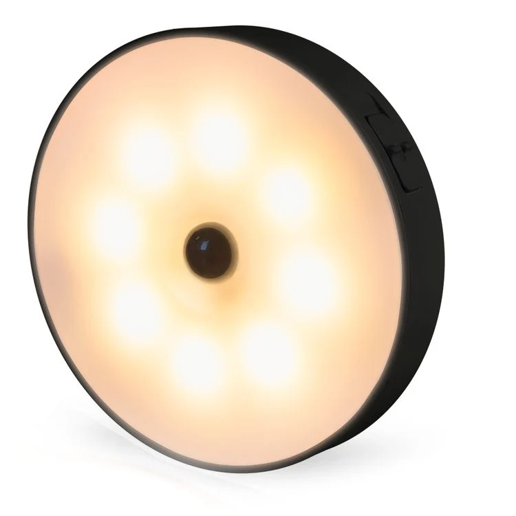Brendz LED kastverlichting Elim zwart rond PIR