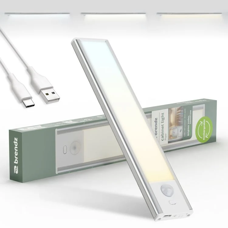 Brendz LED kastverlichting Puyo zilver dimbaar 20 cm