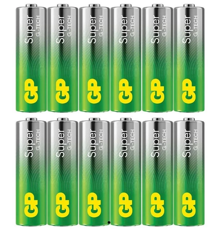 GP Super G-Tech AA batterij alkaline 1,5V 12st