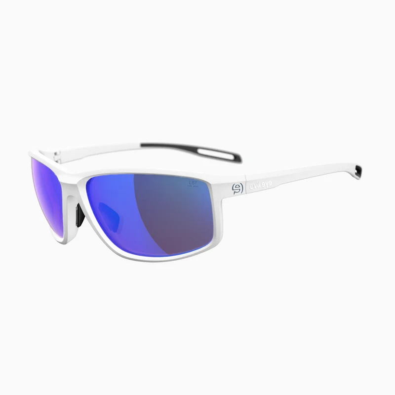 evil eye Stoked White Matt / LST Active Blue Mirror