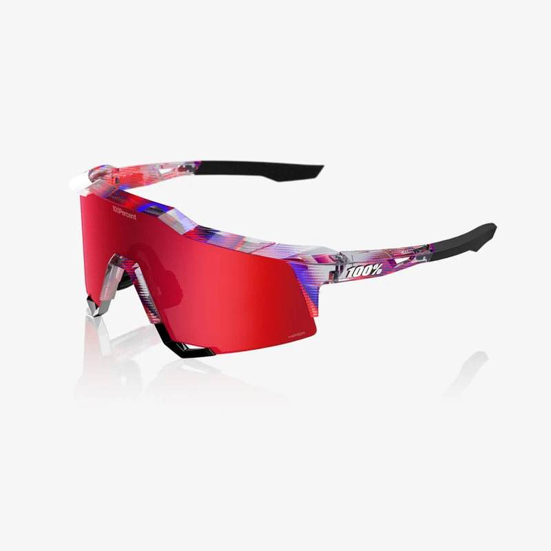 100% Speedcraft / FDJ - HiPER Fire Red Mirror Lens