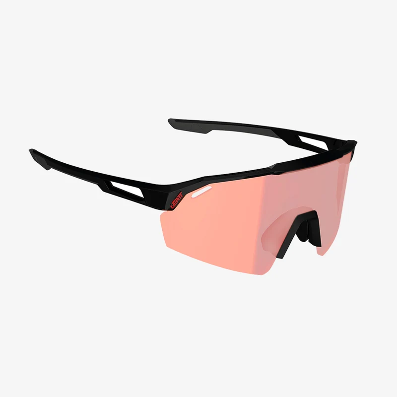 LEATT SpeedViz Lite - Satin Black / Iriz Cryztal Red