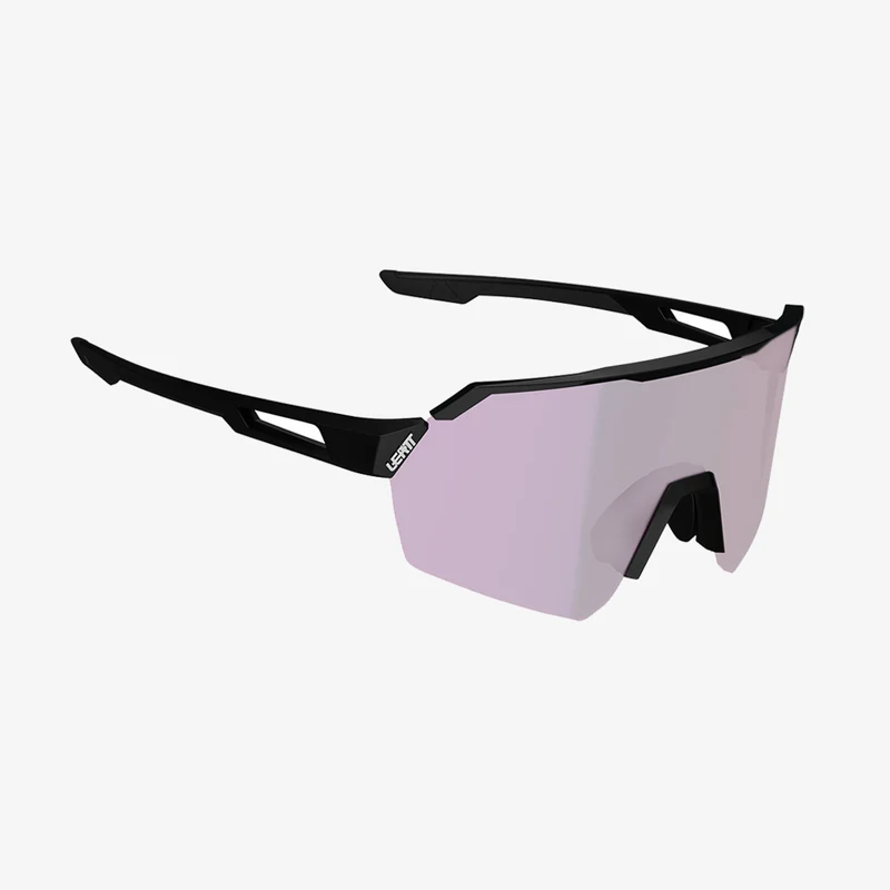 LEATT RideViz Lite - Satin Black / Iriz Cryztal Purple