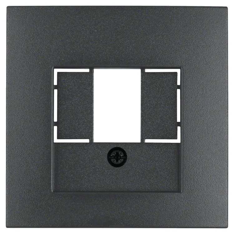 Berker S1 centraalplaat TAE/USB antraciet
