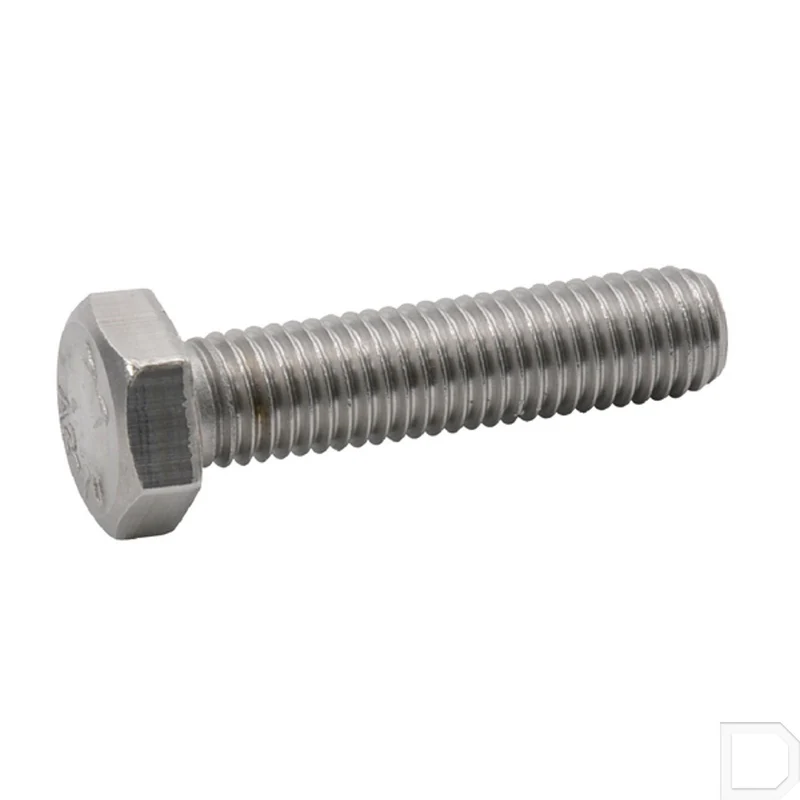Deltafix zeskanttapbout RVS M5x40mm