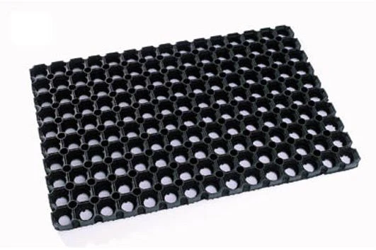 Hamat schoonloopmat Outdoor zwart 50x80cm