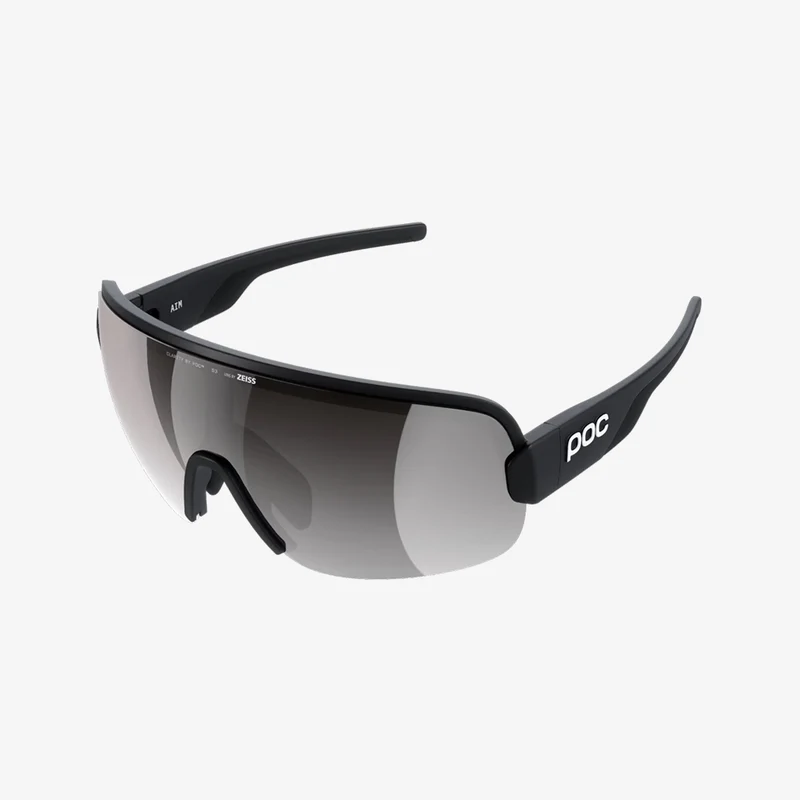 POC Aim Uranium Black / Clarity Road Sunny Silver Mirror