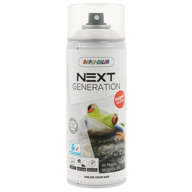 Dupli-Color Next spuitlak glans RAL9016 verkeerswit 400ml