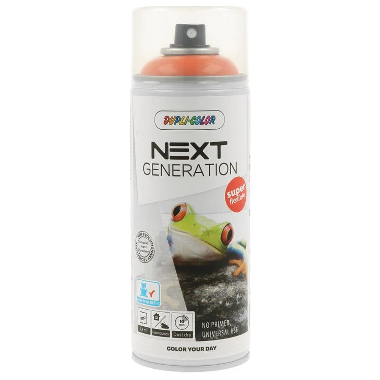 Dupli-Color Next spuitlak glans RAL2004 zuiver oranje 400ml