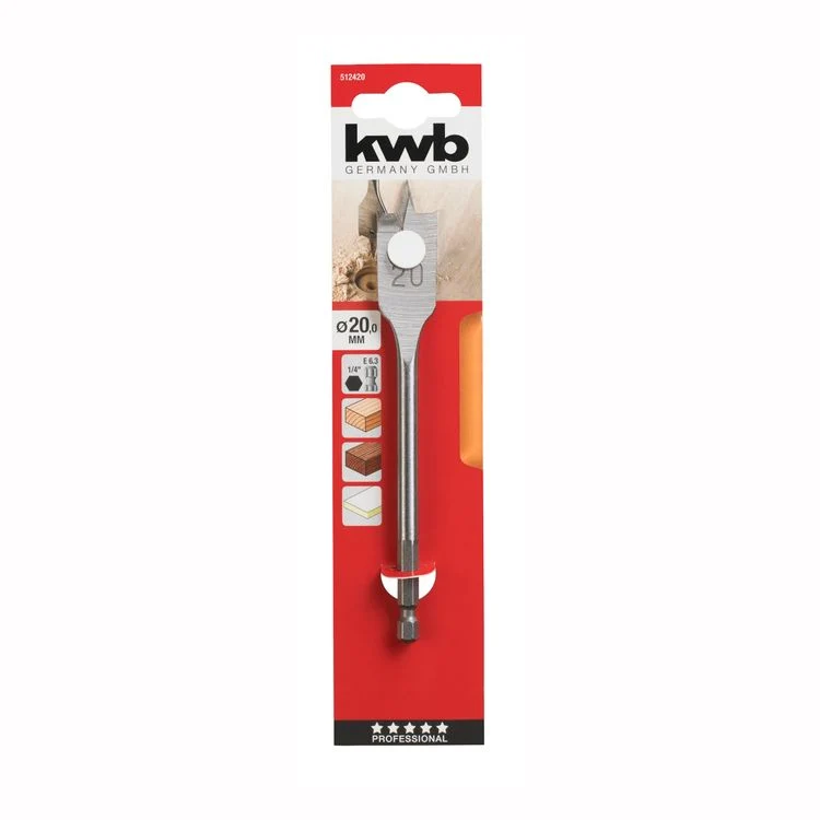 KWB Profi speedboor 6-kant ø20mm
