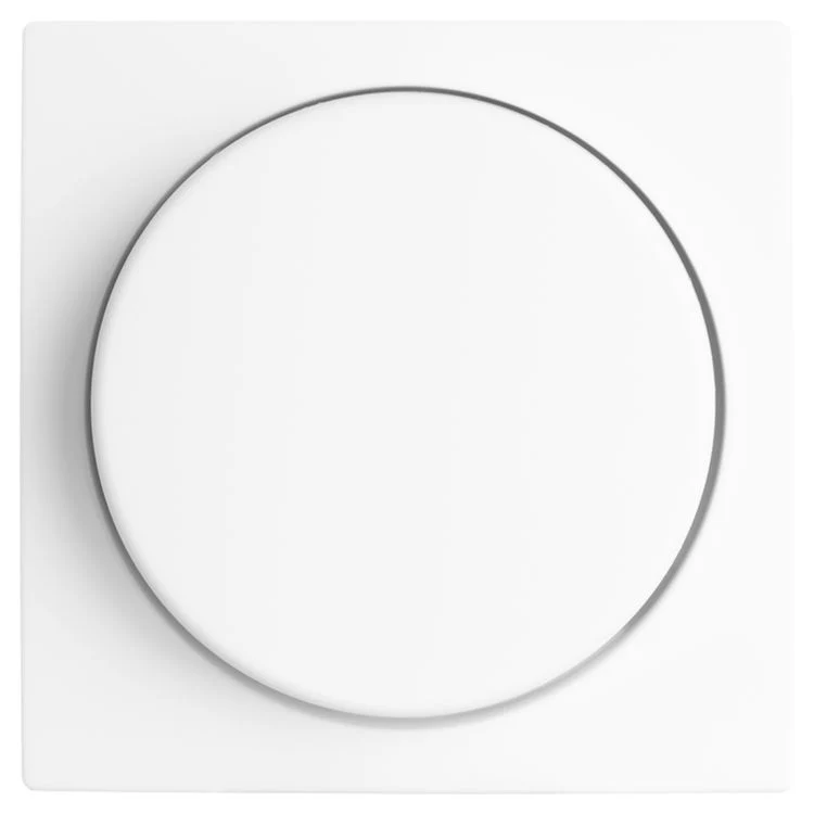 ION Industries V1/J1 centraalplaat/knop dimmer alpine wit