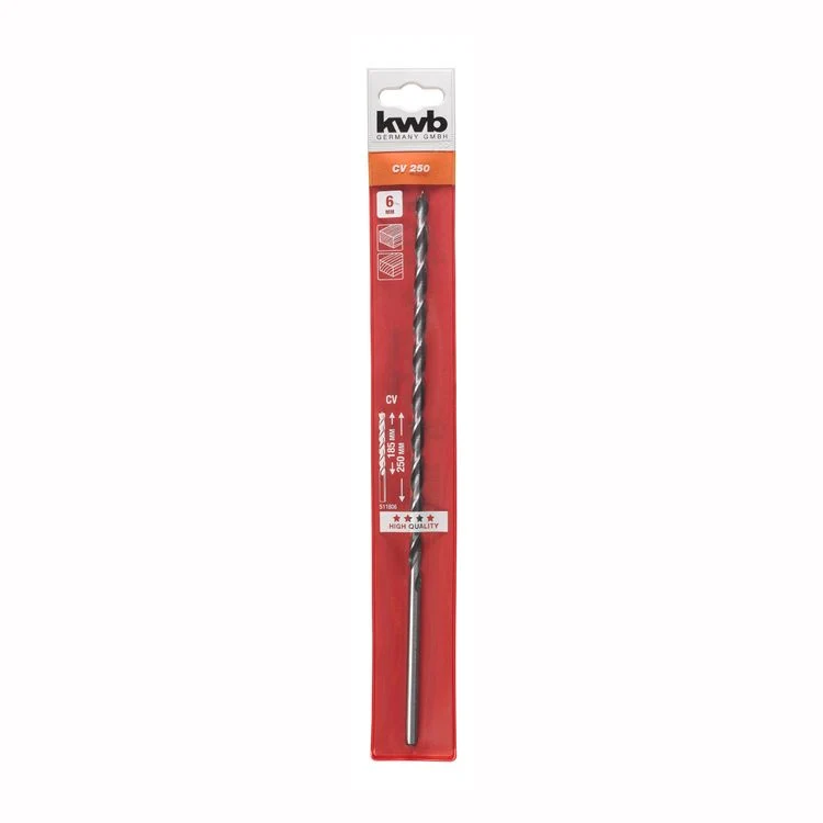 KWB houtspiraalboor incl. etui 6x250mm