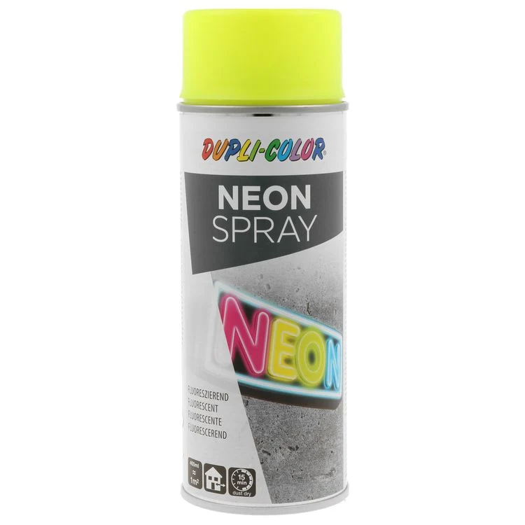 Dupli-Color neon spuitlak mat lemon 400ml
