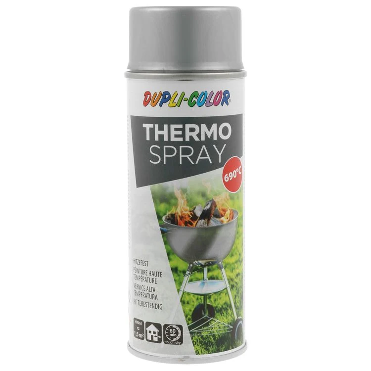 Dupli-Color thermo spuitlak mat zilver 400ml
