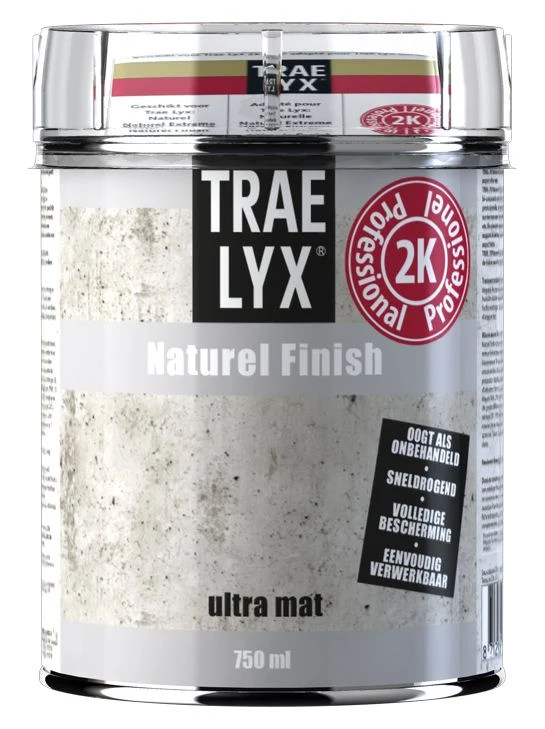 Trae Lyx wandbeschermingslak extra mat natural Finish 750ml