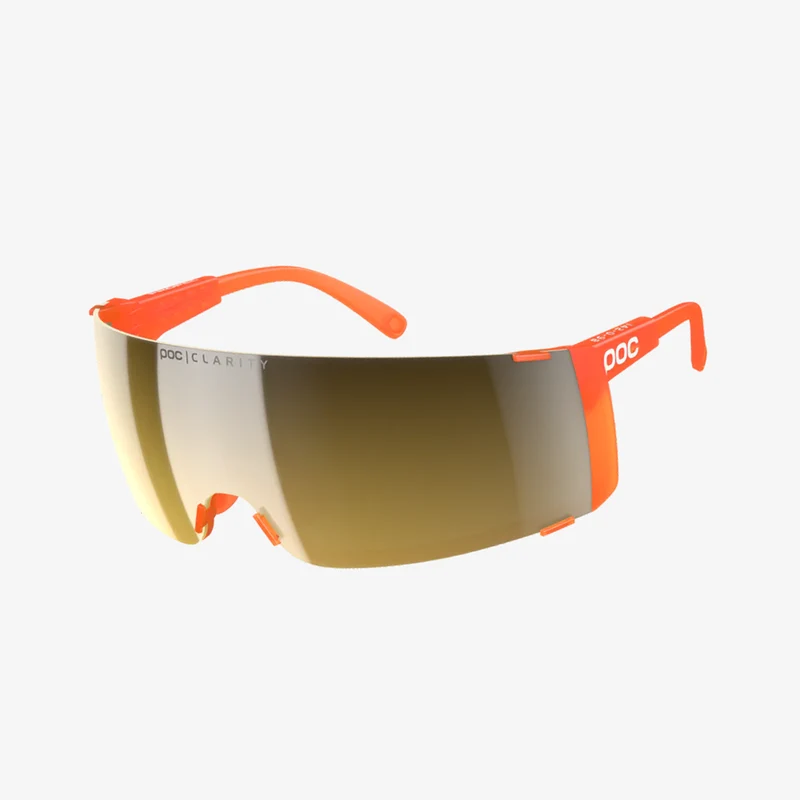 POC Propel Fluorescent Orange Translucent / Clarity Violet Gold Mirror