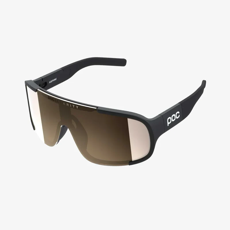 POC Aspire Uranium Black / Clarity Trail Partly Sunny Silver Mirror / Cat.2