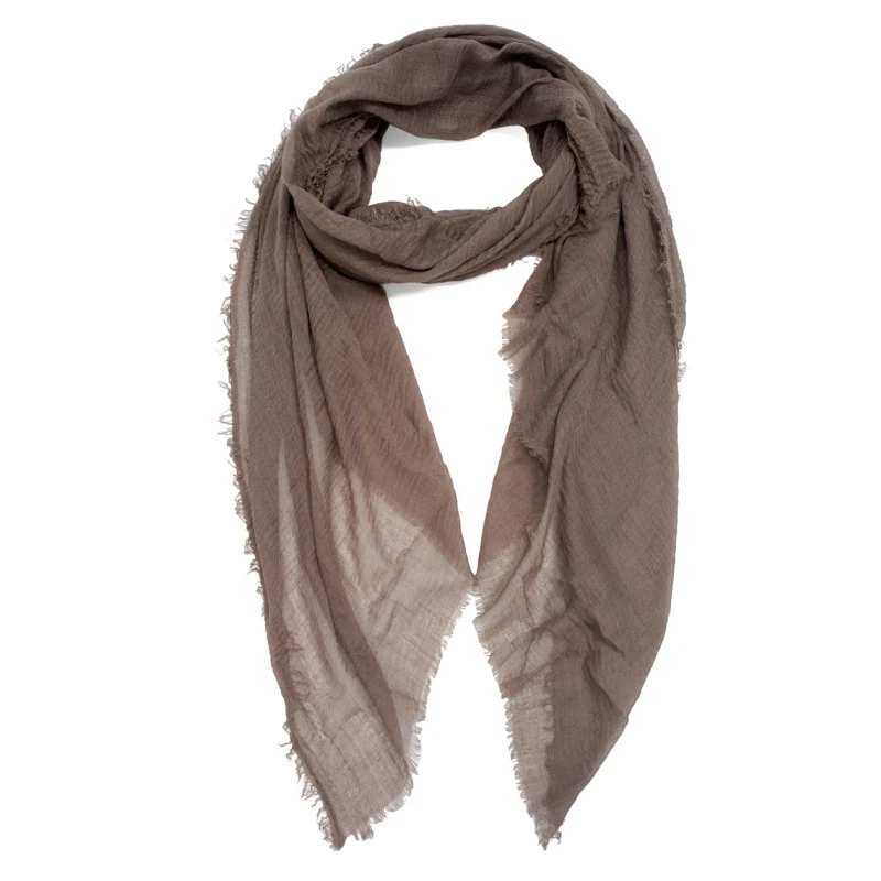 Taupe Grote Dames Sjaal