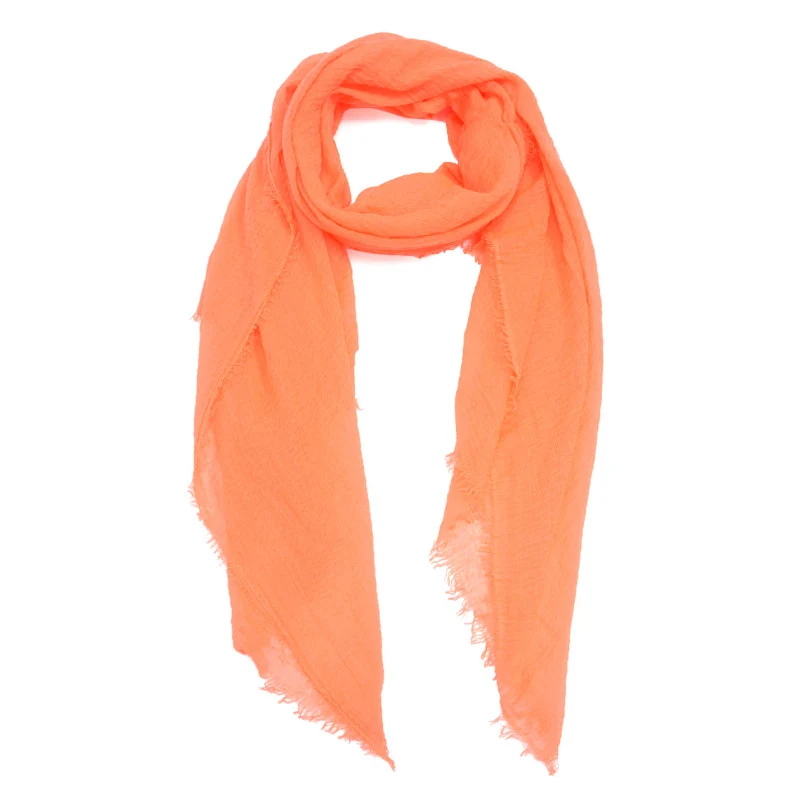 Fluorescerend Oranje Grote Dames Sjaal