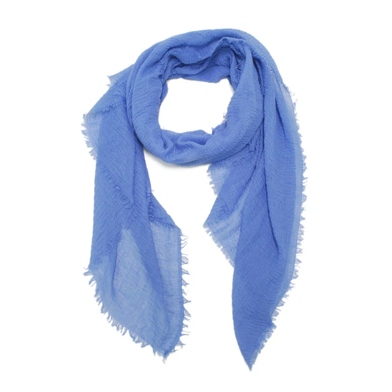 Denimblauwe Grote Dames Sjaal