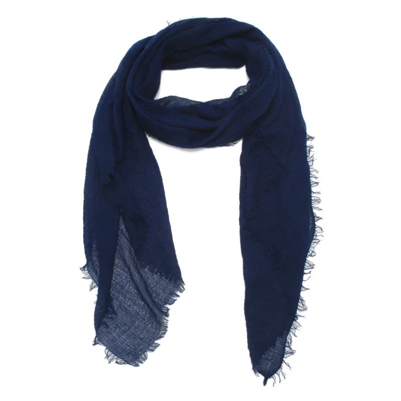 Marineblauwe Grote Dames Sjaal