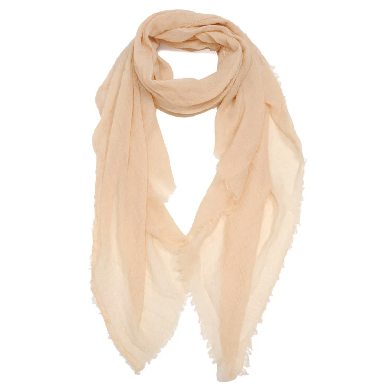 Lichtbeige Grote Dames Sjaal