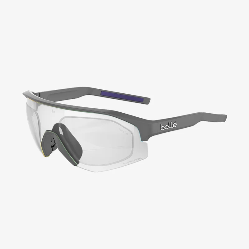 Bollé Lightshifter XL mit Sehstärke / Titanium Matte