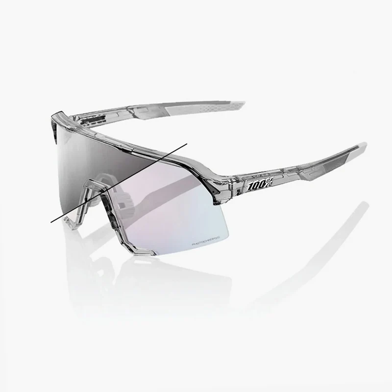 100% S3 / Polished Translucent Grey Rose Gold Mirror Photochromic Lens