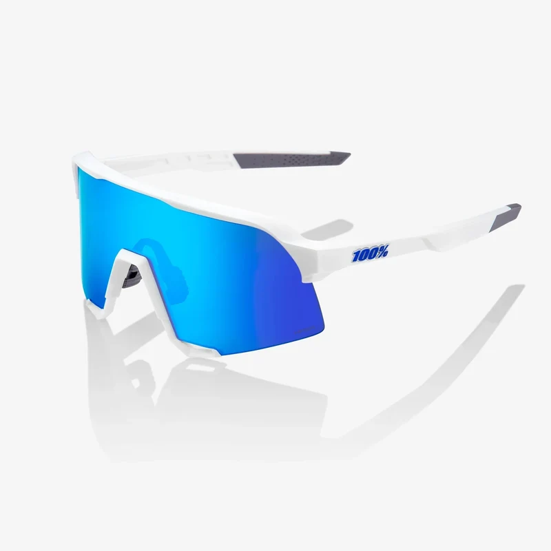 100% S3 / Matte White HiPER Blue Multilayer Mirror