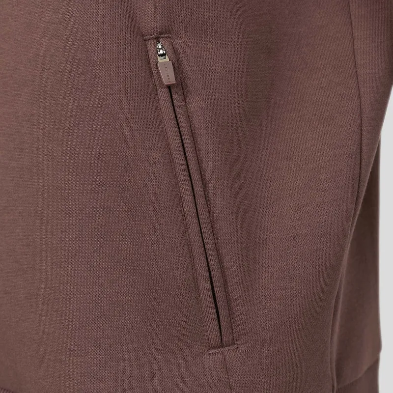 Adapt Cotton Fleece Quarter Zip Sweatshirt heren