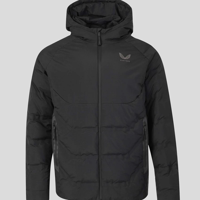 Padded jas met capuchon heren