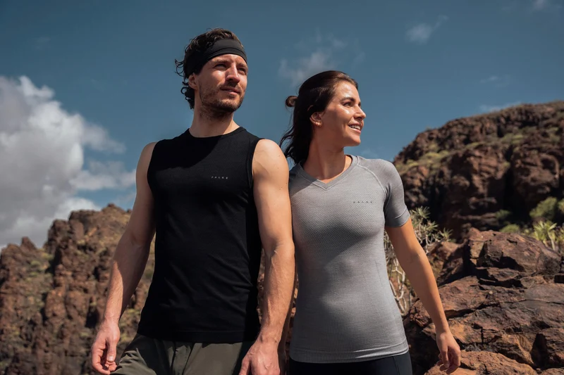 FALKE Men Singlet Wool-Tech Light