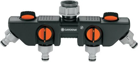 Gardena 4-weg waterverdeler 8194-20 kunststof 26,5mm-33,3mm