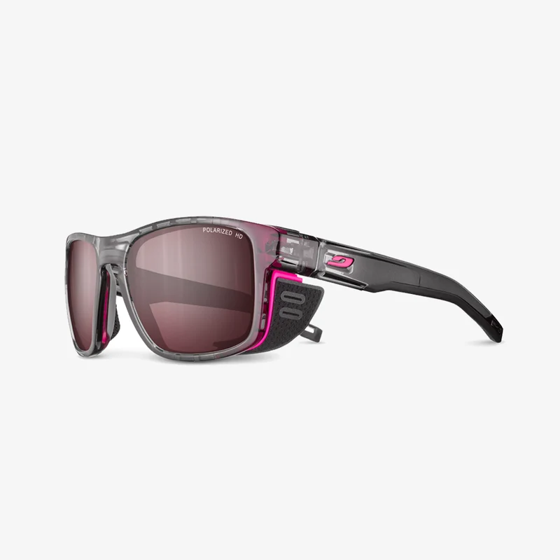 Julbo Shield M Grau Neonpink / Spectron 3 HD Polarized