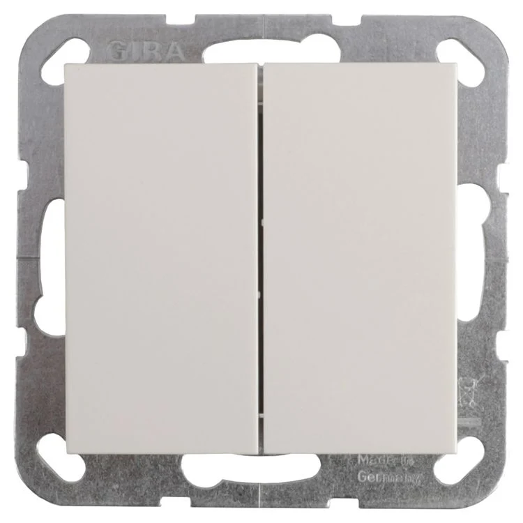 Gira SY55 inbouw schakelaar polarwit