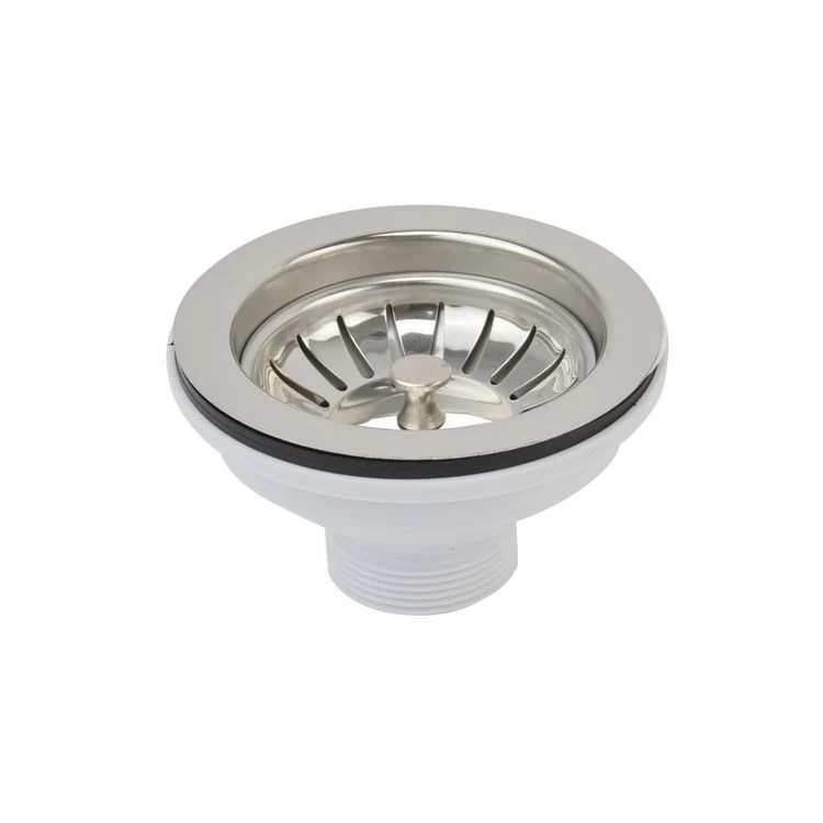 Sanivesk korfplug koper chroom wit 6/4"