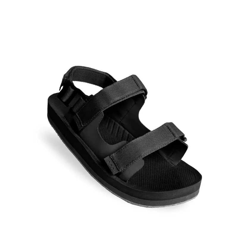 Indosole Essentials Adventurer Men Black – Eco-Friendly Durable Sandals for Men