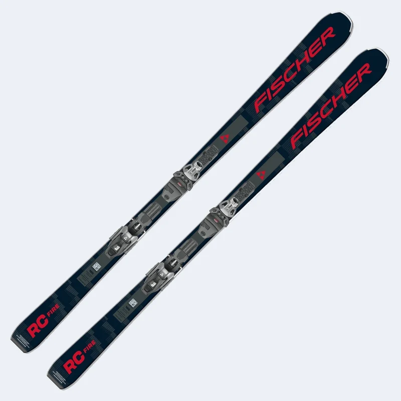 2027 Fischer RC Fire Skis W/ RS 9 SLR Bindings