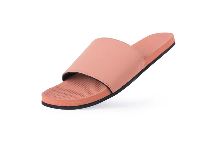 Indosole Essentials Women’s Rust Slides – Comfortable Eco-Friendly Sandals