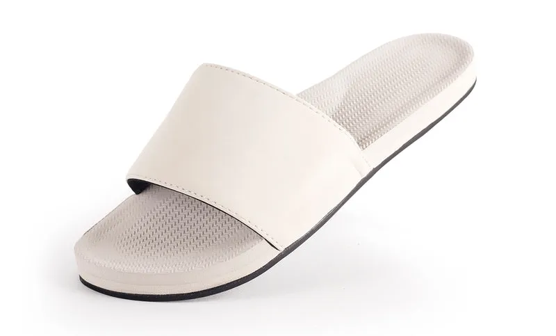Indosole Essentials Women’s Sea Salt Slides – Comfortable Eco-Friendly Sandals
