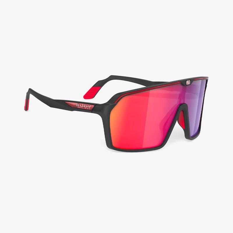 Rudy Project Spinshield / Black Matte Multilaser Red
