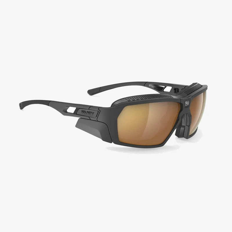 Rudy Project Agent Q / Black Matte ImpactX Photochromic 2 Laser Crimson