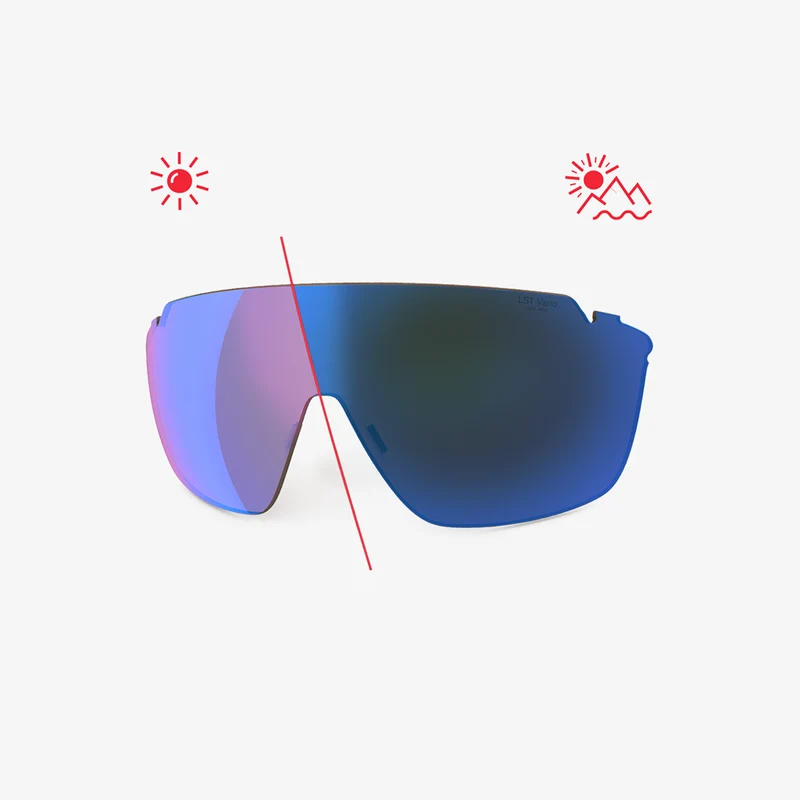 evil eye Vistair X Wechselglas / LST Bluelight Vario Blue Mirror