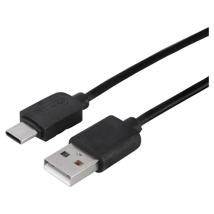 Q-Link datakabel Type-C, USB-A zwart 1,5m