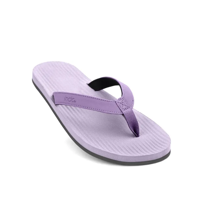 Indosole Women’s Essentials Flip Flops – Purple Haze | Eco-Friendly Recycled Tire Sandals