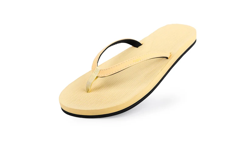 Indosole Essentials Flip Flops Women Pollen – Eco-Friendly Recycled Tire Sandals for Women
